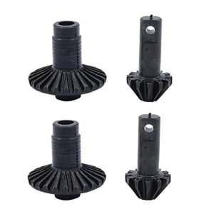 Flitework RC Planes 24T 12T Alloy Steel Helical Gear Set for TRX4M 1 18 RC Crawler Front and Rear Axles 2PCS