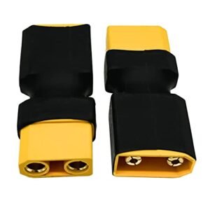 Primo RC Plane XT90 Male to Female Connector Adapter Gold Plated Plug for LiPo Battery