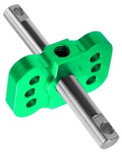 HopsupRC Magnetic Body Mounts RC Aluminum Differential Locker Spool for 1 10 Slash Rustler Stampede Bandit 2WD RC Car Alloy Diff Locker Green