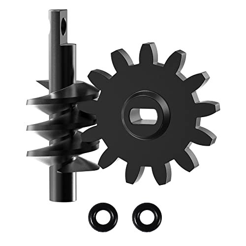 COOWOO Hardened Steel 14T Differential Axle Worm Overdrive Gears Upgrade Parts for 1/24 SCX24 RC Crawler Car 14 Percent Speed Increase at RC Jets World