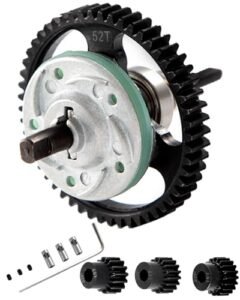 HopsupRC Metal Spur Gear Differential Gears 52T 32 Pitch with 15T 17T 19T Pinions Gear Sets Upgrade for RC Willey Dining Room Sets 1 10 Slash 4X4 VXL Stampede 4X4 VXL Rustler 4X4 VXL