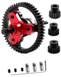 RC Willey Bedroom Sets King HopsupRC Metal Slipper Clutch Eliminator Differential Locker Gear 53T 32 Pitch with 15T 17T 19T Pinions Gear Sets for 1 10 Rustler Slash Stampede VXL 4X4 RC Car Red