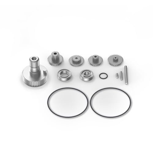 AGFRC RC Servo Gear Set with Bearing Pins Shaft for A50BHL Low Profile Servo Save with RC Uniform Discount Code