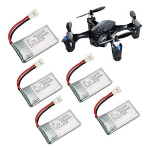 5Pcs 3.7V 550mAh Li Battery for Hubsan X4 H107 H107L H107D MJXRC F47 DFD F180 Quadcopter, RC Quadcopter Drone RC Drone Battery