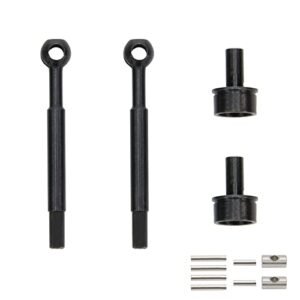 RCAWD 45 Heavy Duty Steel Front CVD Drive Shaft Axle for FMS FCX24 1/24 Scale Crawlers