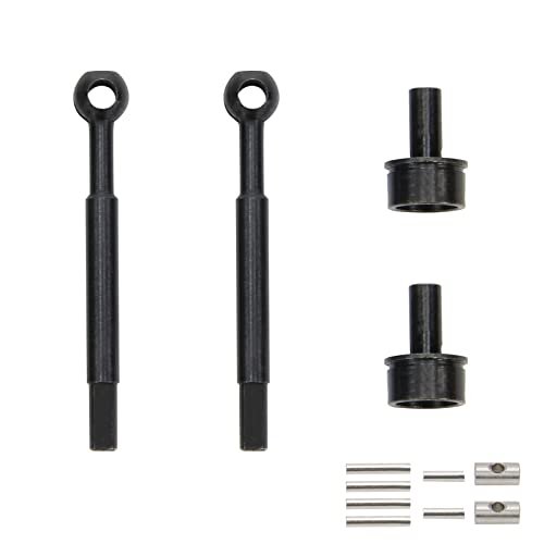 RCAWD 45 Heavy Duty Steel Front CVD Drive Shaft Axle for FMS FCX24 1/24 Scale Crawlers
