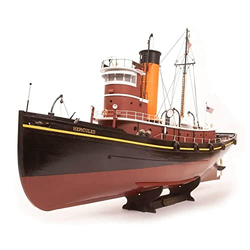Occre Hercules 1:50 Wood Tugboat Ready for RC Modelship kit for Adults to Build