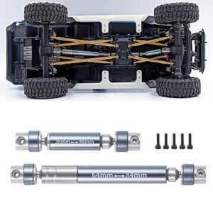 RCLions Steel RC Drive Shaft CVD 38+64mm Upgrade for Hydraulic RC Crane and 1/24th AXIAL SCX24 Gladiator AXI00005 RC Crawler Car Parts