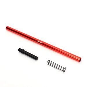 RCAWD Aluminum Center Driveshaft 205mm for ARRMA 3S Big Rock Senton Typhon Infraction Vendetta Upgrades ARAC3955 Red