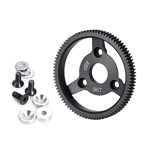 MORLORDY 1/10 Scale RC Trailer 3D Print Files Steel Spur Gears 48P 86T for 2wd Rustler Slash Stampede