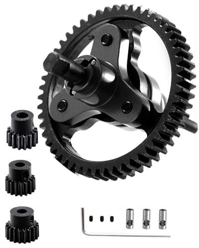 Rcarmumb Slipper Clutch Eliminator and Hardened Steel Gear Set for Traxxas 1/10 Slash 4X4 VXL Rustler 4X4 VXL Stampede 4X4 VXL Models