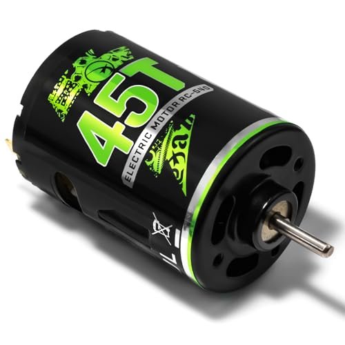 RCXAZ RC 540 Motor 20T 27T 35T 45T Brushed Motor for RC Gas Turbine Boat and 1/10 RC Axial Tracks SCX10 AXI03007 90046 TRX4 RC Car Parts 45T