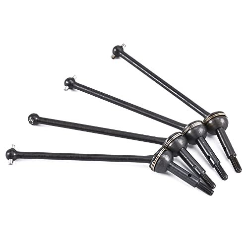 WLtoys 4Pcs Steel Universal CVD Drive Shaft for 144001 124016 124017 124018 124019 RC Laser Parts Upgrades Black