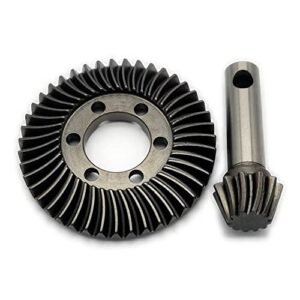 Axial 1 6 SCX6 Hard Chrome Steel Spiral Cut Differential Ring and Pinion Gear 43 12T AXI252007 for Cut and Shut RC Tires