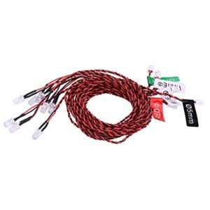 Tbest S031 RC Helicopter LED Lighting Kit 8Pcs Simulation Flashing Lights for RC Airplanes