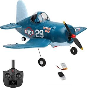 RoofWorld XK A500 RC 3D Print Plane F4U Fighter 2.4G 4CH 6G System Remote Control Aircraft EPP Foam RTF with Two Batteries