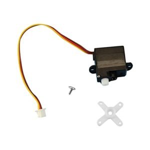 KingVal Replacement Plastic Gear Servo Parts for WLtoys XK A210 A220 A500 RC Glider Airplane