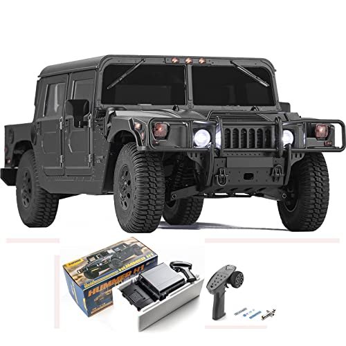 EAZYRC X FMS 1 12 GM HMMWV H1 Officially Licensed RC Military Truck Body with 2WD 4WD Crawler 3 Speed Transmission and 2.4 Ghz 7CH Remote Control