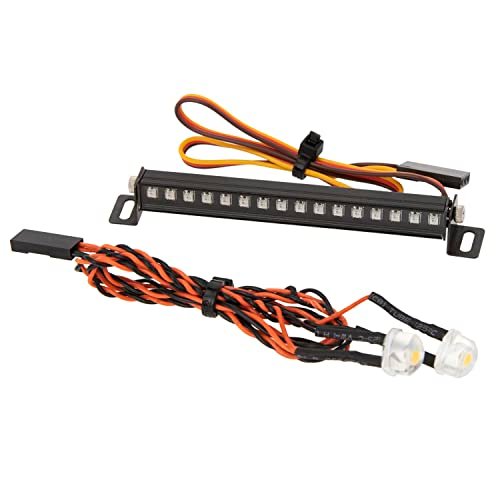 MEUS RACING TRX4M Roof Light Bar Headlights Kit 16 Beads 8 Light Modes RC Car Body Kit for MEUS TRX4M Ripper Body 1/18 Scale Upgrade Parts
