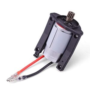 HAIBOXING 1 12TH Scale RC Truck Supercharger Brushed Motor 390 with Pinion for 903 905 Models 90125 90128