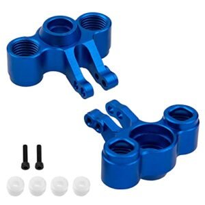 Felbermayr RC Crane 2Pcs Aluminum Alloy Front Rear Axle Carriers Knuckle Arm Compatible with 1/16 Traxxas E Revo 71054 VXL Slash 4WD 70054 Summit 72054 RC Car