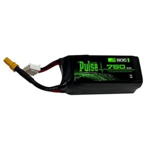 Pulse 750mAh 50C 11.1V 3S LiPo Battery - XT30 Connector Compatible with Remote Control Helicopter Goosky Legend S2 and OMP M2 Evo (HELIDIRECT)