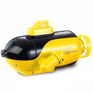GoolRC Mini RC Yellow Submarine Toy 4 Channel Remote Control Diving and Surfacing