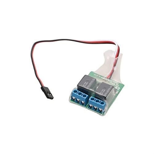 ZHIPAIJI Dual Way Remote Control Relay Switch PWM On Off K2 Universal Light Controller Electronic Power Module for VTOL RC Aircraft Parts