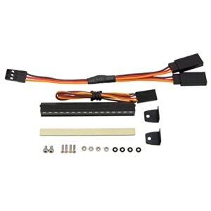 MEUS RACING TRX4M 16 Bead RGB Roof Light Bar with 8 Light Modes Remote Control for TRX4M Defender Bronco K10 F150 1/18 RC Crawler Upgrade Parts