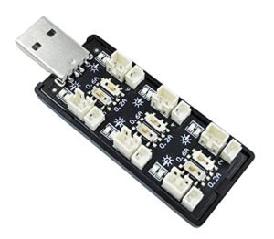 Swann Micro Lightning RC Helicopter 1S LiPo Battery USB Charger 6 Channel 1S LiHV Charger for EMAX Tinyhawk Blade Inductrix
