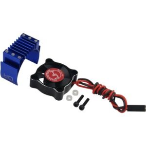 Hot Racing Playmobil RC Motor 5536 Aluminum Clip On Heat Sink with Fan Blue TRX272R