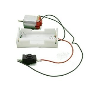 Nissan Zeod RC Engine 130 DC Motor Kit with Battery Box and Switch for DIY Hobby Projects