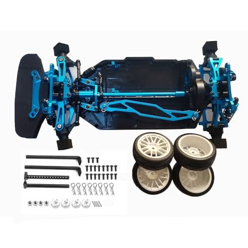 Hobbypower 1 10 Alloy Upgrade RC Chassis Tamiya TT02 Frame Kit Shaft Drive Touring Car with High Performance RC Touring Car Shocks