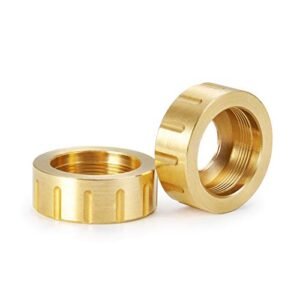 Zolikar Scale King RC 2PCS Brass Rear Axle Cap Hub for Kyosho Mini Z 4x4 1 18 Scale Jimny