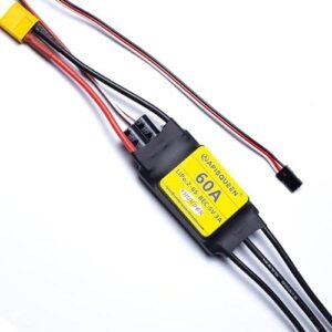 ApisQueen 60A ESC 2 6S LiPo Brushless Electric Speed Controller with BEC XT60 4 0mm Plug for RC Electric Model Boats