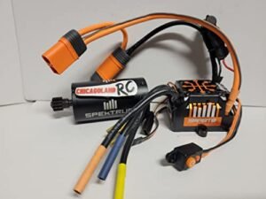 Arrma V5 Kraton Typhon Spektrum 150A Smart 6s ESC and 2050kv Brushless Motor Combo Perfect for Mig RC Jet Enthusiasts