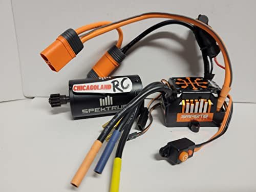 Arrma V5 Kraton Typhon Spektrum 150A Smart 6s ESC and 2050kv Brushless Motor Combo Perfect for Mig RC Jet Enthusiasts