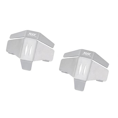 KYX Racing Stainless Steel Front Rear Axle Guard for 1/18 RC Crawler Car Compatible with Ford Escort MK2 RC Car