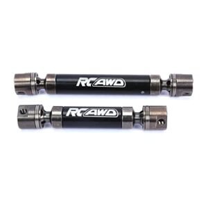 RCAWD UTB18 Capra Center Driveshafts Upgrades Slider Rotorshafts 66 76mm 84 105mm Axles Parts AXI212005 for Axial 1/18 AXI01002 Black