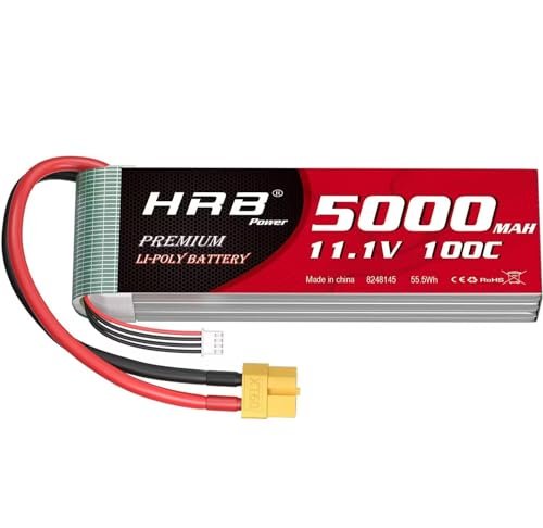 HRB 3S 5000mAh Lipo Battery XT60 11.1V 100C for Dalotel RC Plane RC Car Truck Boat