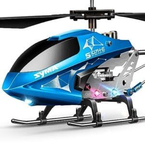 SYMA S107H E Speed Helicopter RC with One Key Take Off Landing and Durable Alloy Design