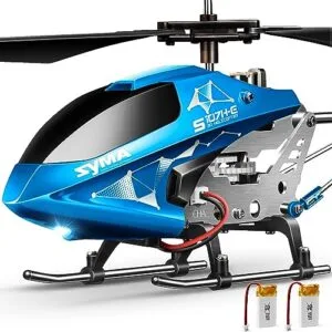 SYMA S107H E RC Aircraft with Altitude Hold and 2 Rechargeable Battery Packs for Extended Flight Time