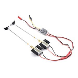 YoungRC Dual Way Bidirectional Brushed ESC 5A Speed Control with 180 Motors 3V 9V Strong Magnetic Motor Kit for Namba RC Boats