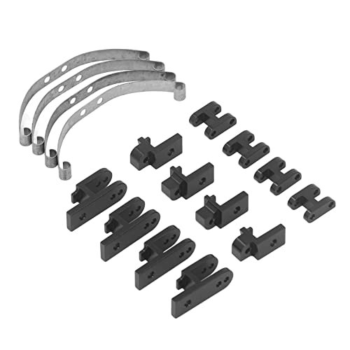 WPL B4 1/16 RC Car Aluminum Alloy Leaf Spring Suspension Kit Black