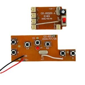 Drincoshow 2.4G 7 Way Remote Control Rotation Yokomo RC Drift Car Circuit Board RC Transmitter Receiver Set