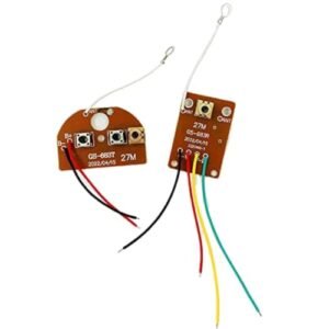 ScaleArt RC Model Trucks 27MHZ Two Way Remote Control Board Transmitter and Receiver for DIY Toy Car and Robot Projects