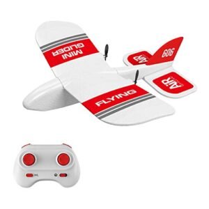 GoolRC Battle Wing RC Plane KF606 2CH 2.4GHz Remote Control Airplane EPP Foam Fixed Wing RTF Ready to Fly Mini RC Glider for Beginners and Adults