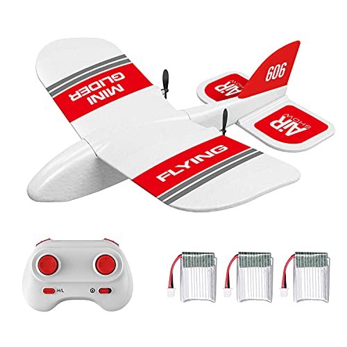 GoolRC Combat Wing RC Plane KF606 2CH 2.4GHz Remote Control Airplane EPP Foam Fixed Wing RTF Ready to Fly with 3 Batteries