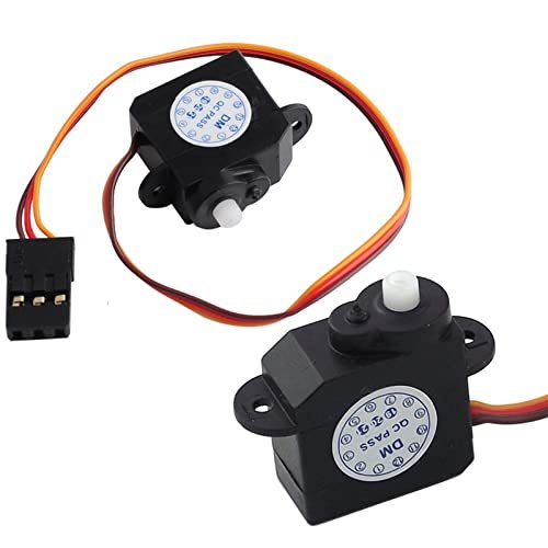 Wishiot 2.1g RC Micro Servo 2g Sub Mini Servo 180 Degree for Hobby Horse RC and DIY Projects 2PCS
