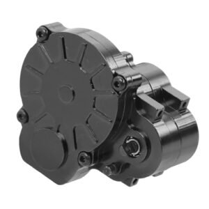 TLR RC Parts Complete Metal Transmission Gearbox with Gear for FMS FCX24 1/24 RC Crawler Upgrade Black